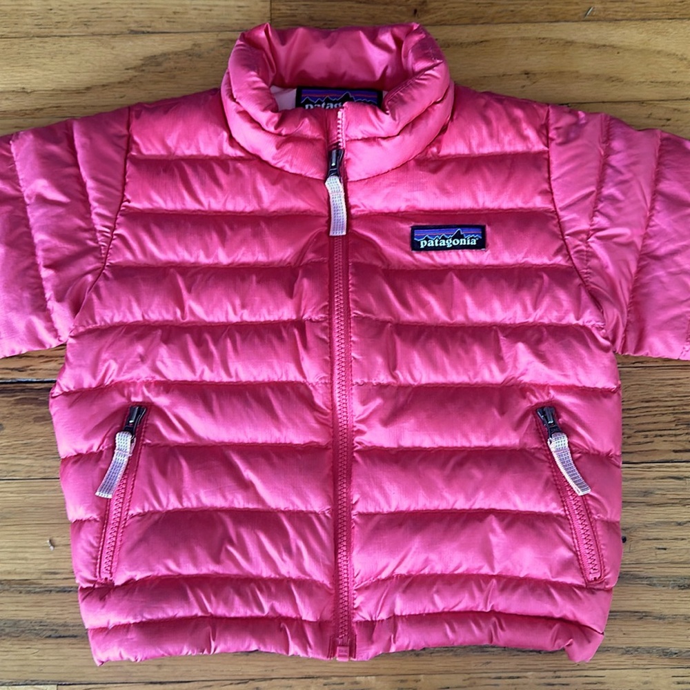 Patagonia Kids Pink Puffer Jacket